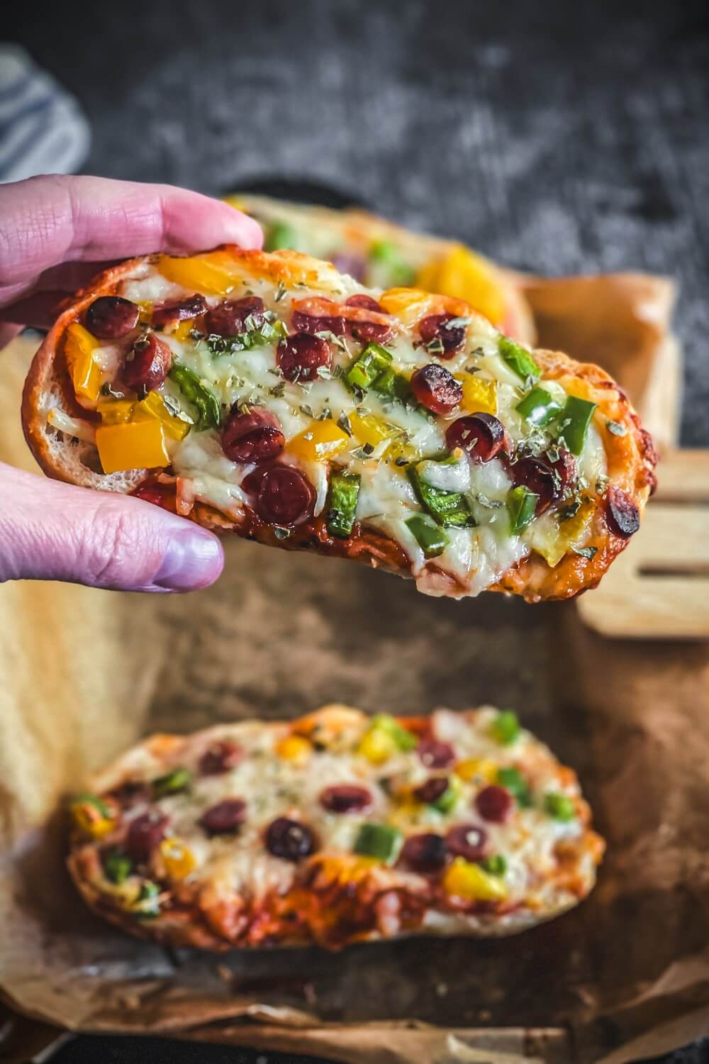 pizza baguette rezept
