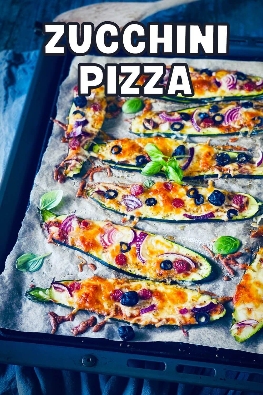 pizza mit zucchini