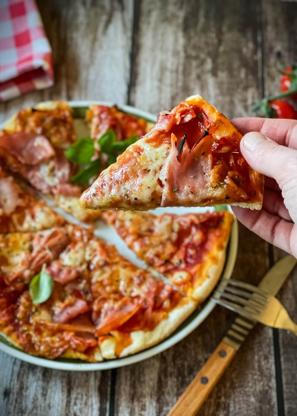 pizza prosciutto rezept