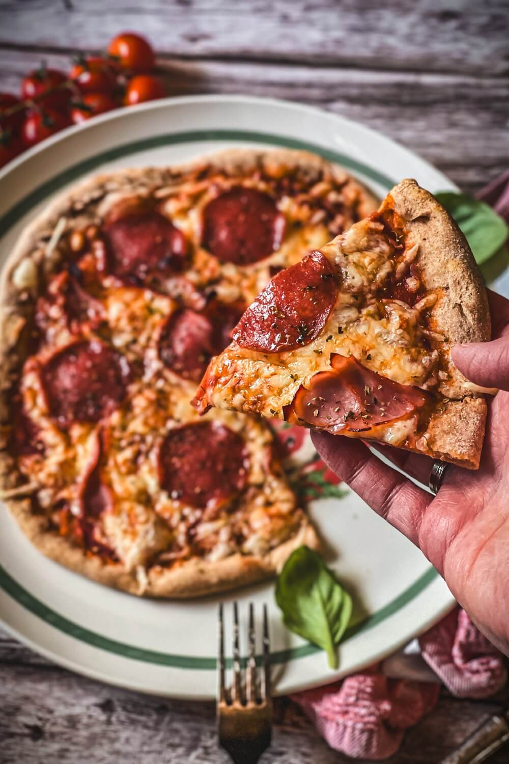 pizza protein