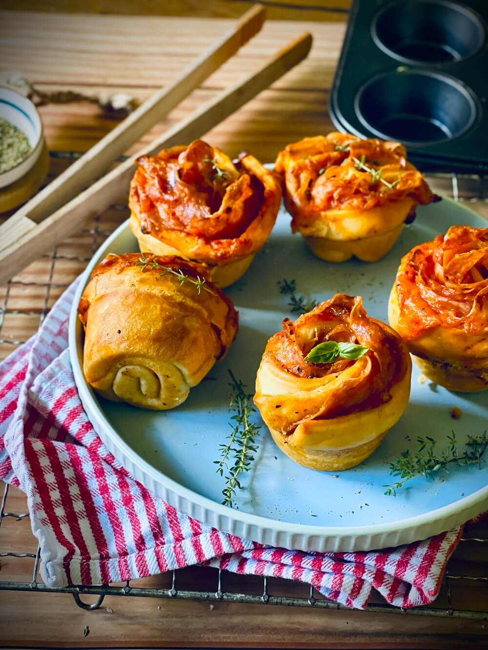 pizza rosen fingerfood