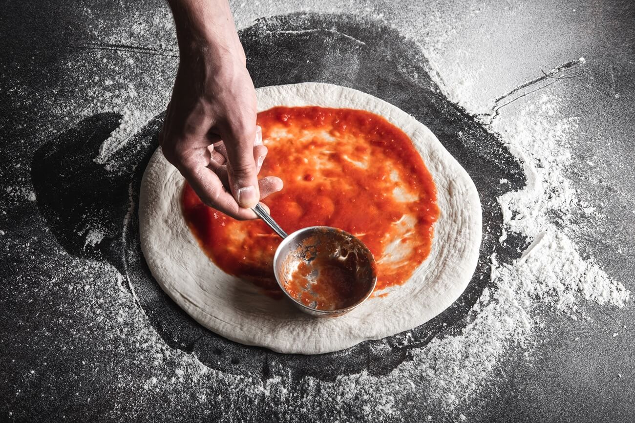 Pizzateig ohne Hefe | 5 Minuten Rezept