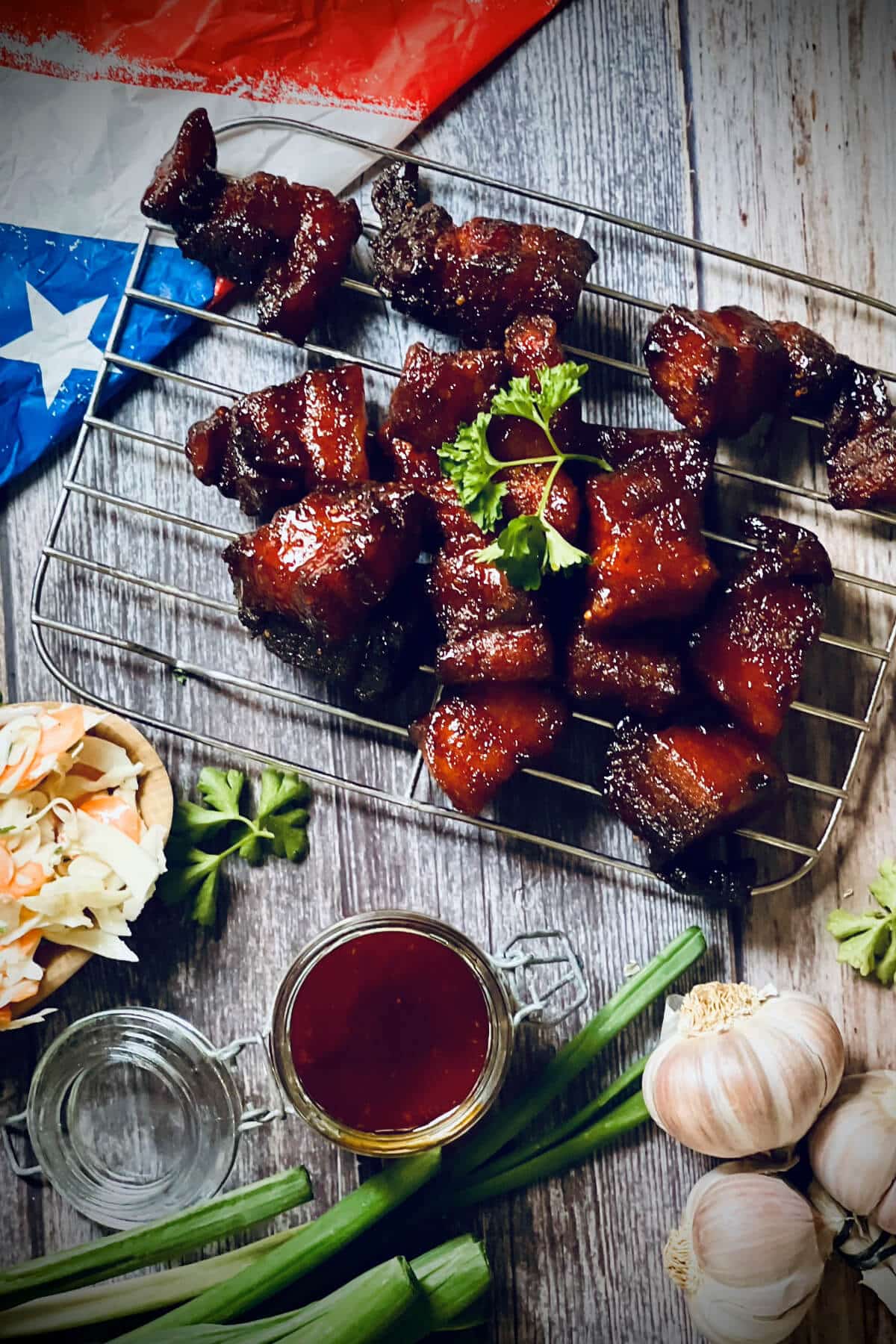 pork belly burnt ends vom gasgrill
