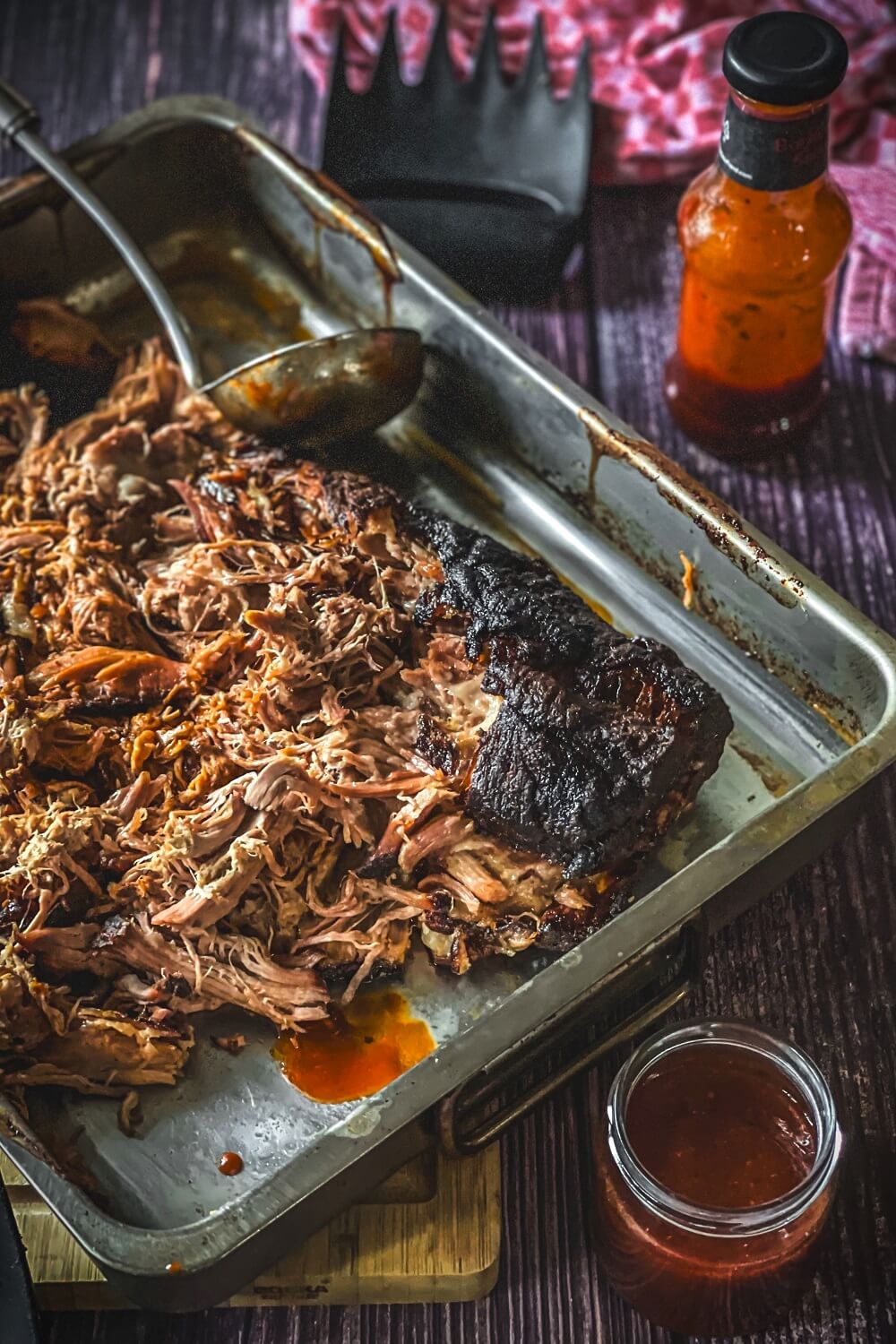 pulled pork im gasgrill
