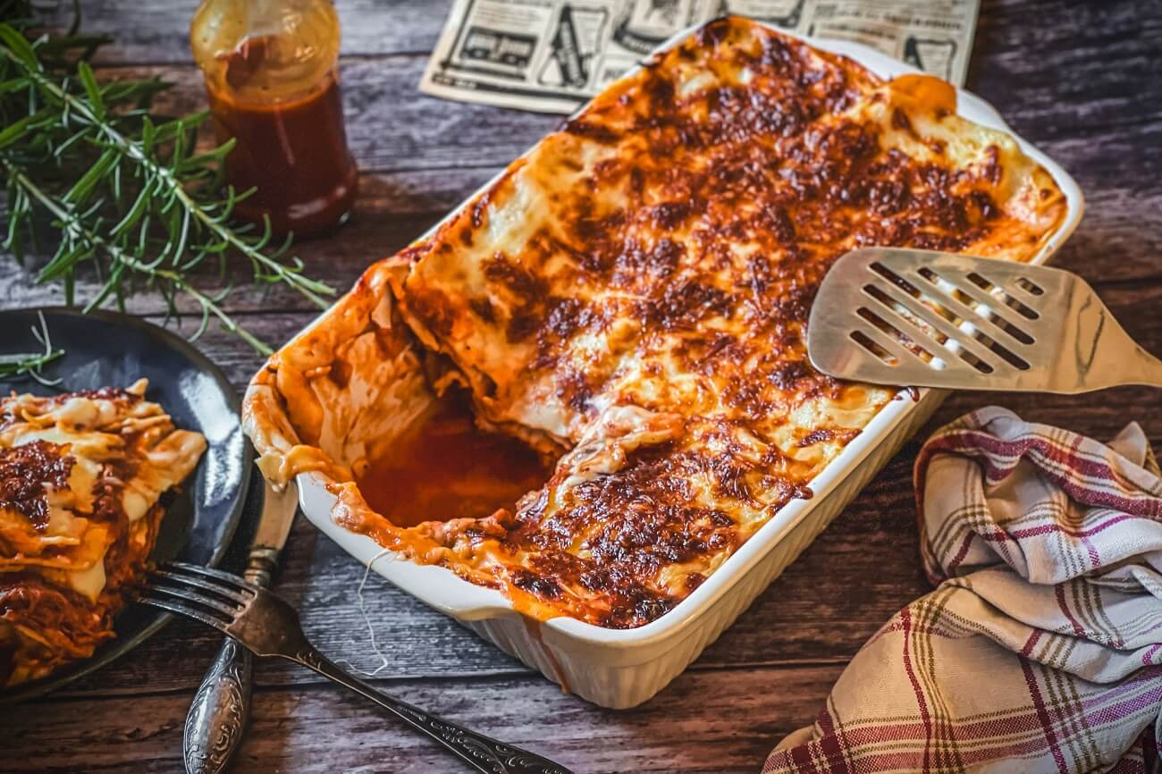 pulled pork lasagne