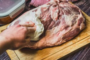 pulled pork pizza schritt 1