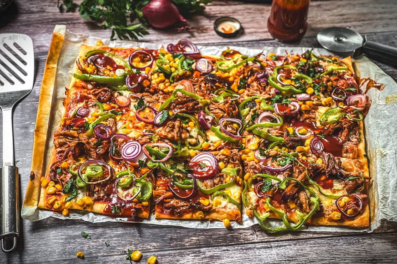Pulled Pork Pizza | Die BBQ Pizza