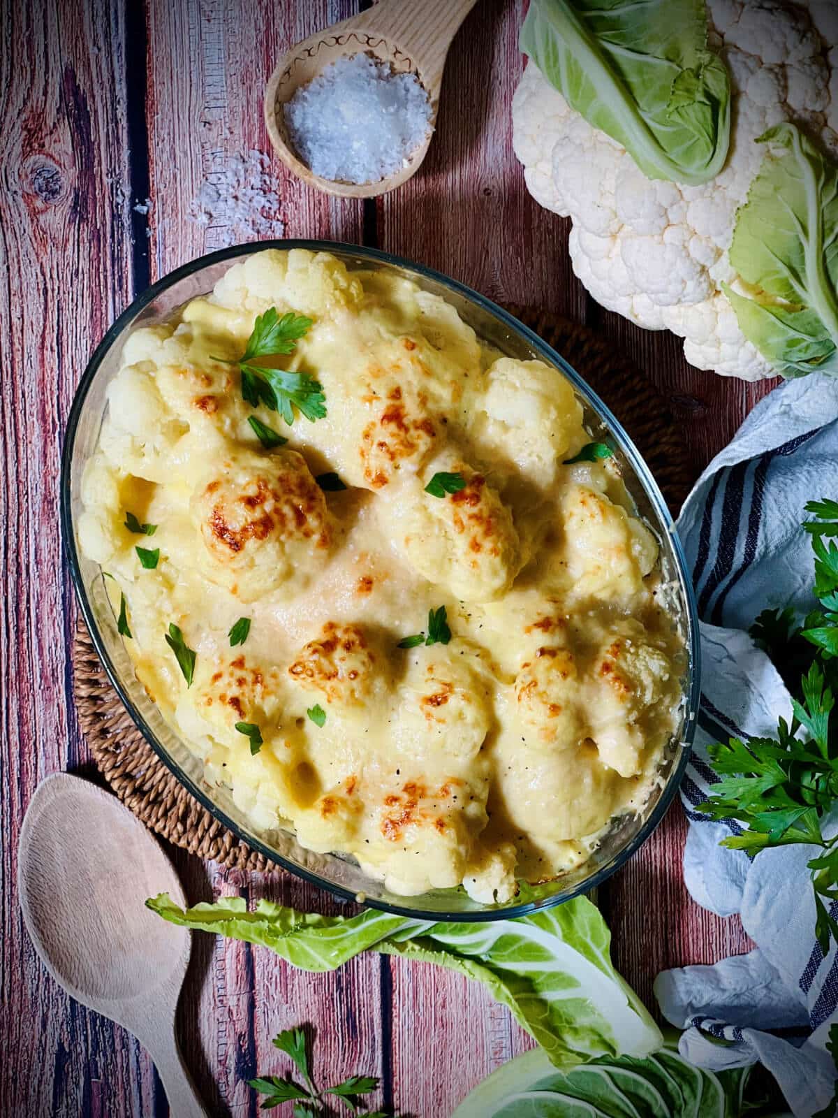 raffinierter blumenkohlauflauf