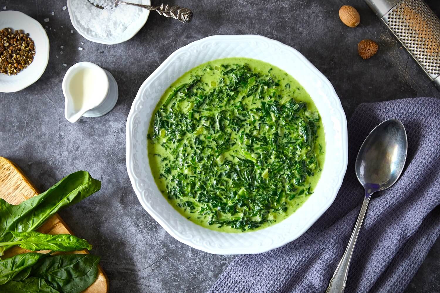 Rahmspinat | Spinat mit „Blubb“ selber machen