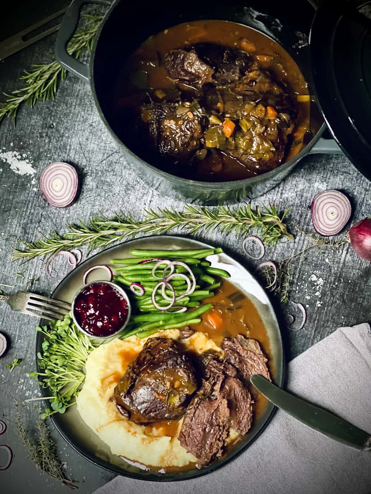 rinderbaeckchen mit kartoffelpueree