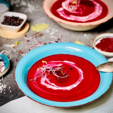 rote beete suppe rezept selber machen