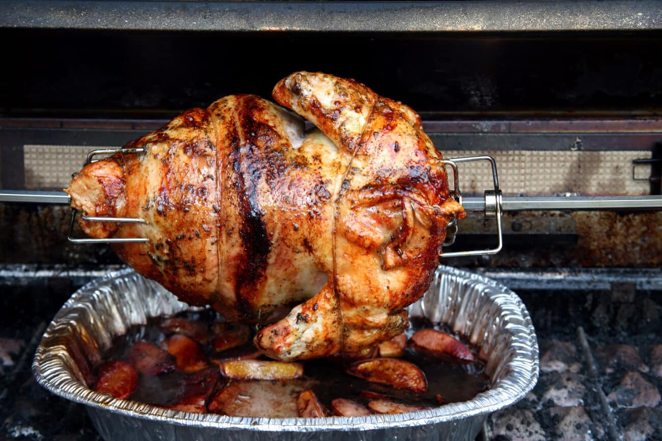 rotisserie gefluegel gasgrill