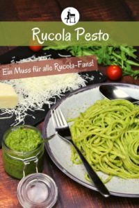 rucola pesto - rezept - pinterest - die frau am grill