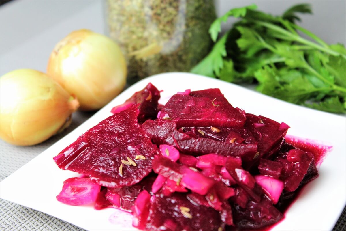 salat mit roter bete
