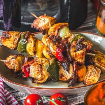 schaschlik heissluftfritteuse