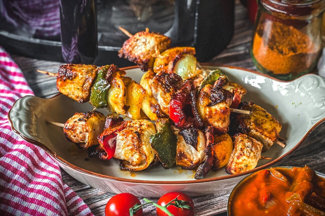 schaschlik heissluftfritteuse