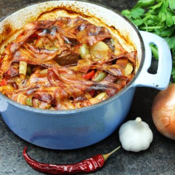 schichtfleisch im backofen rezept - die frau am grill