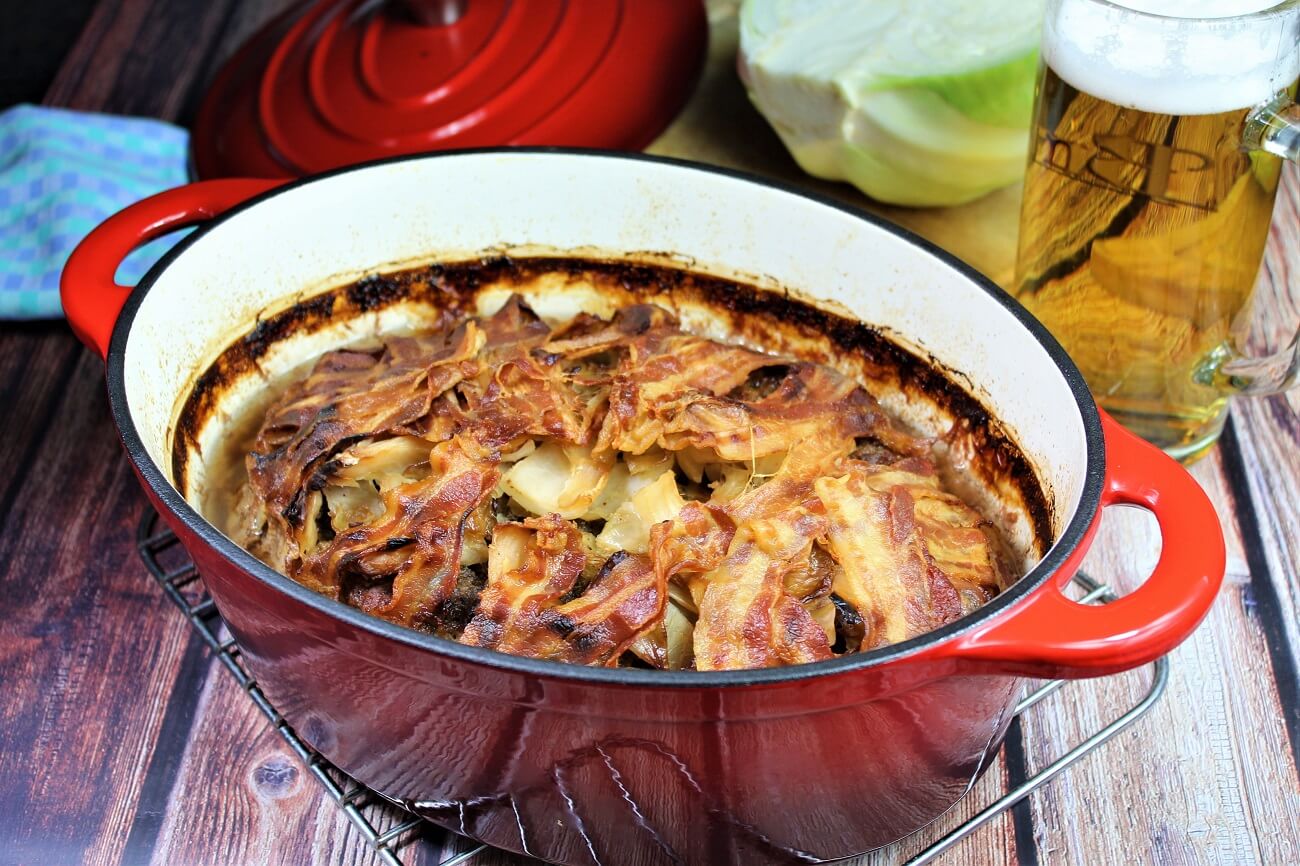 schichtfleisch mit kartoffeln - bayerisches schichtfleisch - die frau am grill