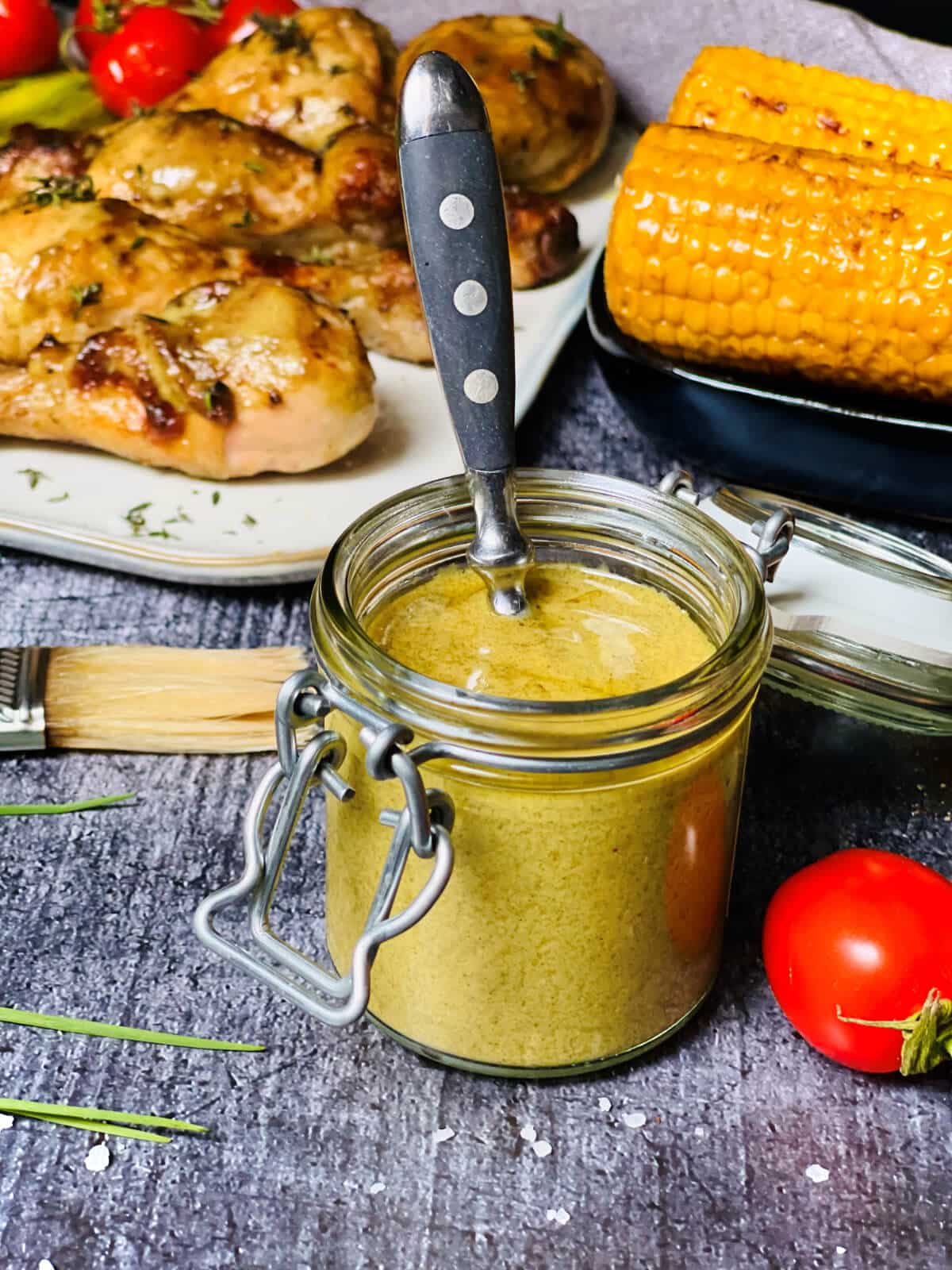 schnelle honig senf marinade