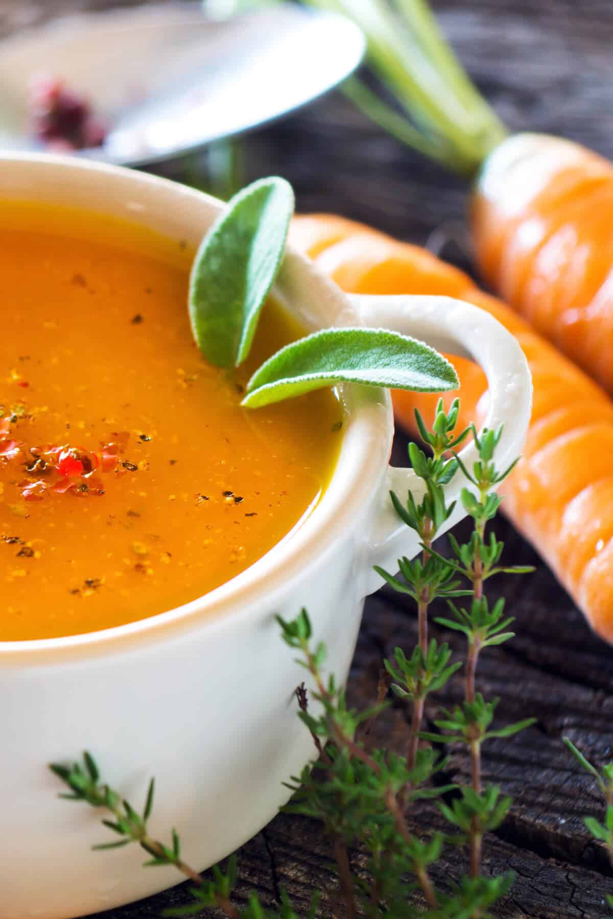 schnelle karottensuppe