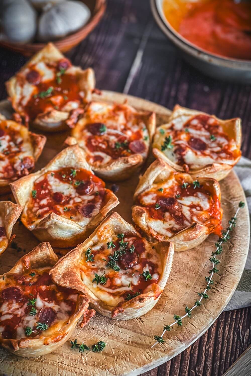 schnelle pizza muffins