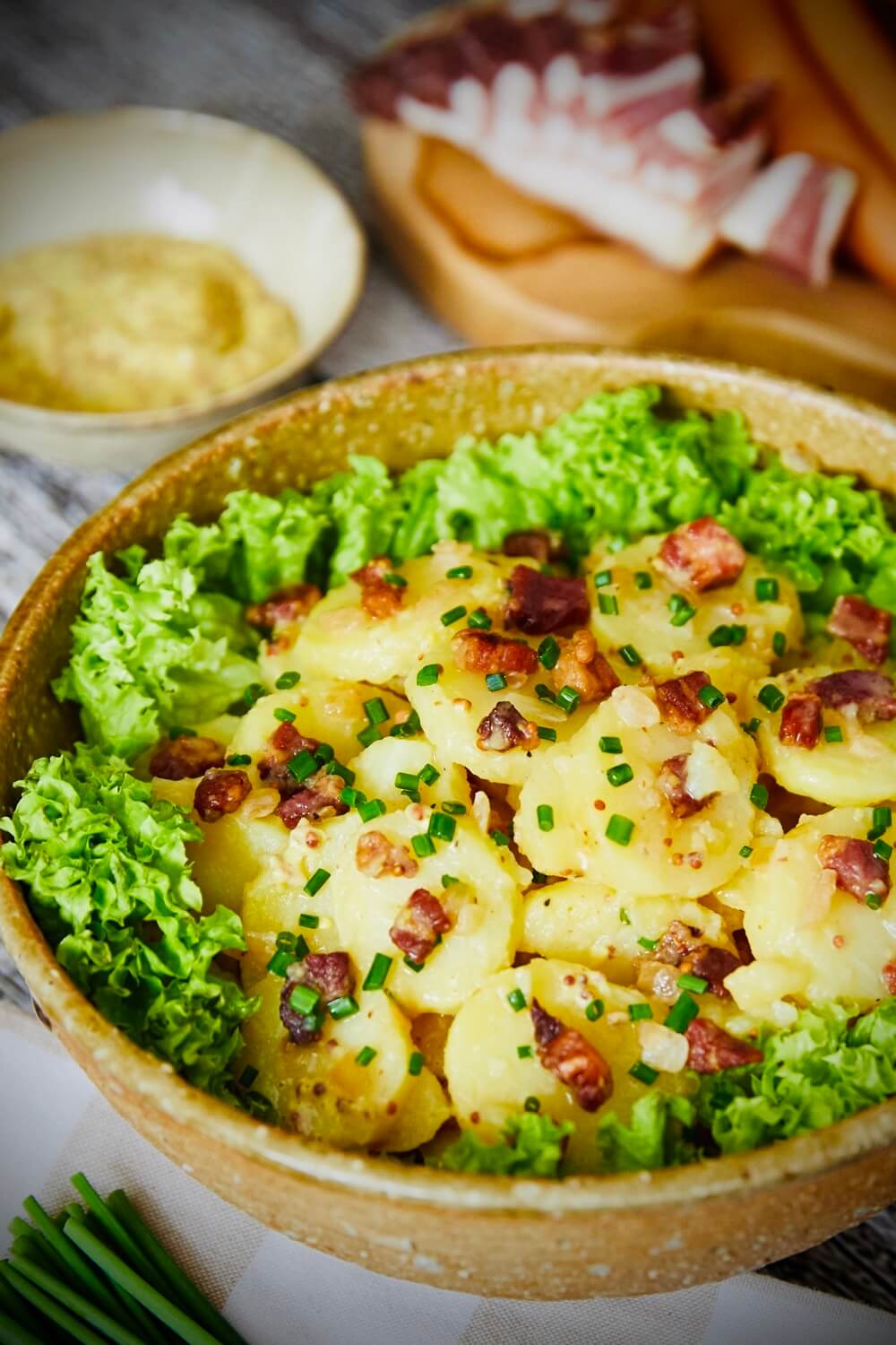 schneller kartoffelsalat mit speck