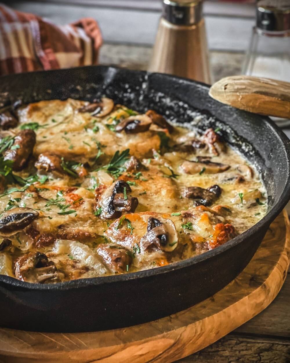 schnitzelpfanne backofen