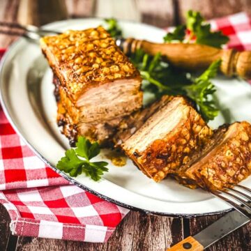 schweinebauch aus der heissluftfritteuse