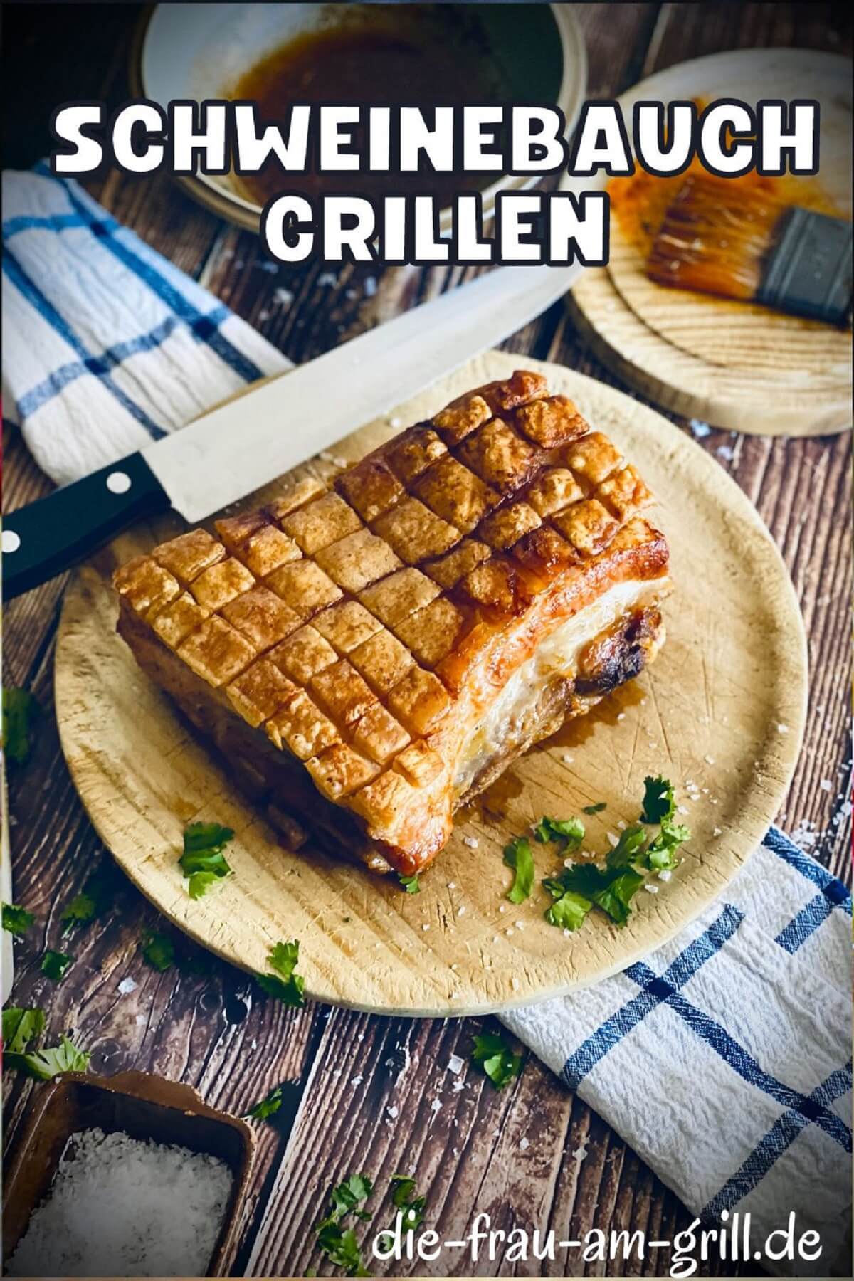 schweinebauch im stueck grillen