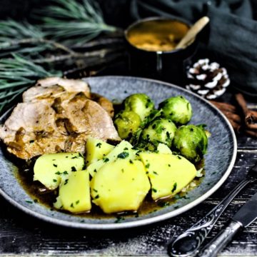 schweinebraten im dutch oven rezept - die frau am grill