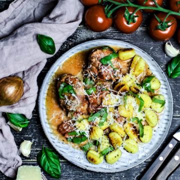 schweinefilet mediterrane art mit gnocchi