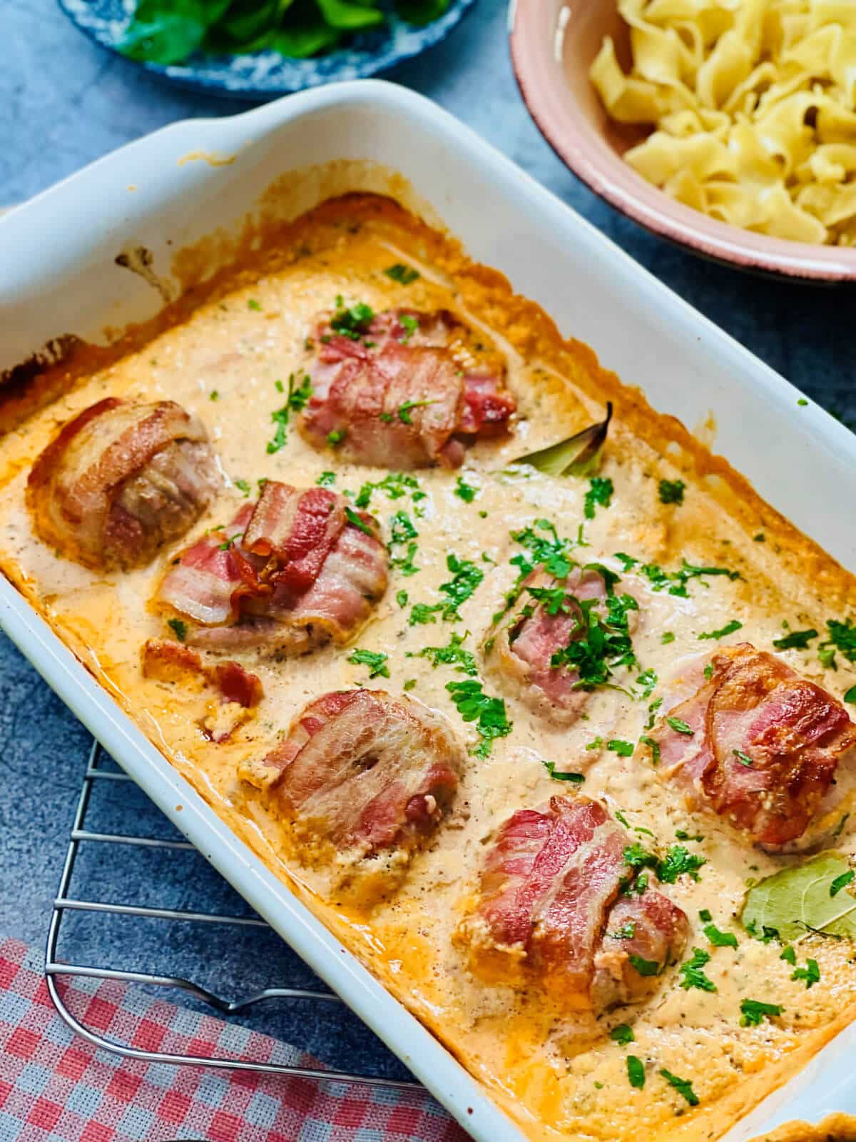 schweinefilet im speckmantel vom gasgrill
