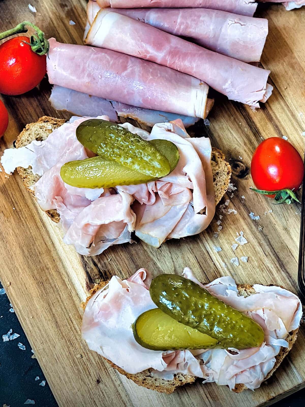 selbstgemachter hinterschinken