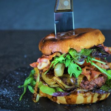 smashed burger rezept - die frau am grill