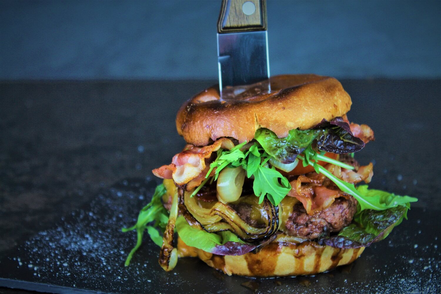 smashed burger rezept - die frau am grill