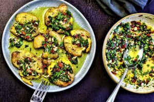 smashed potatoes rezept