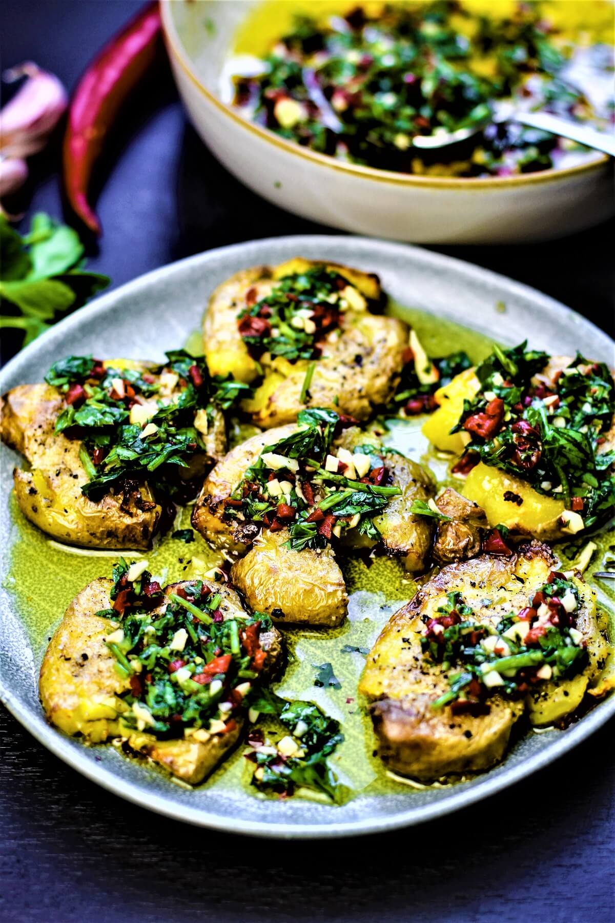 smashed potatoes schnell