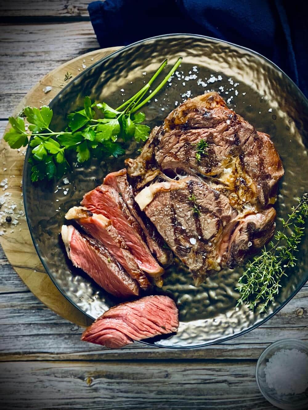 sous vide gegartes steak