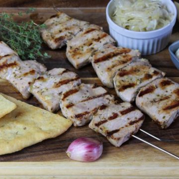 souvlaki rezept - die frau am grill