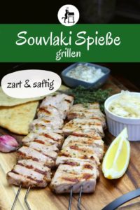 souvlaki spiesse grillen rezept pinterest - die frau am grill