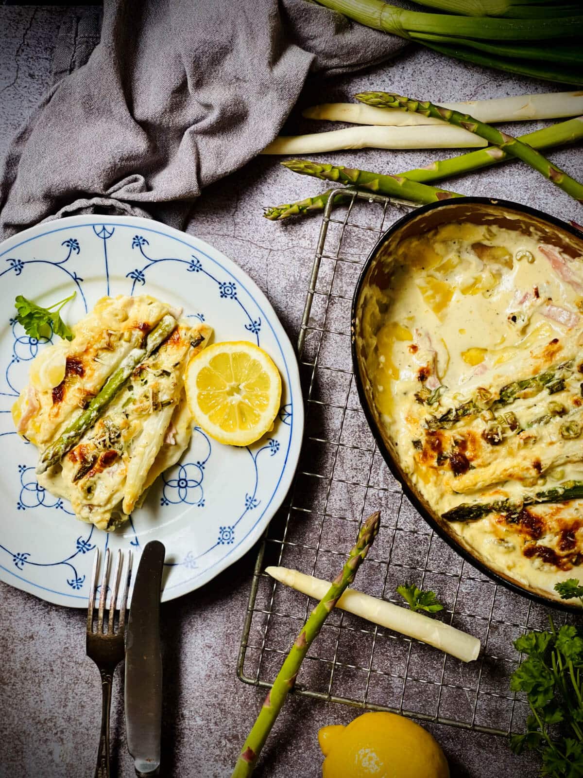 spargelauflauf mit karotffeln