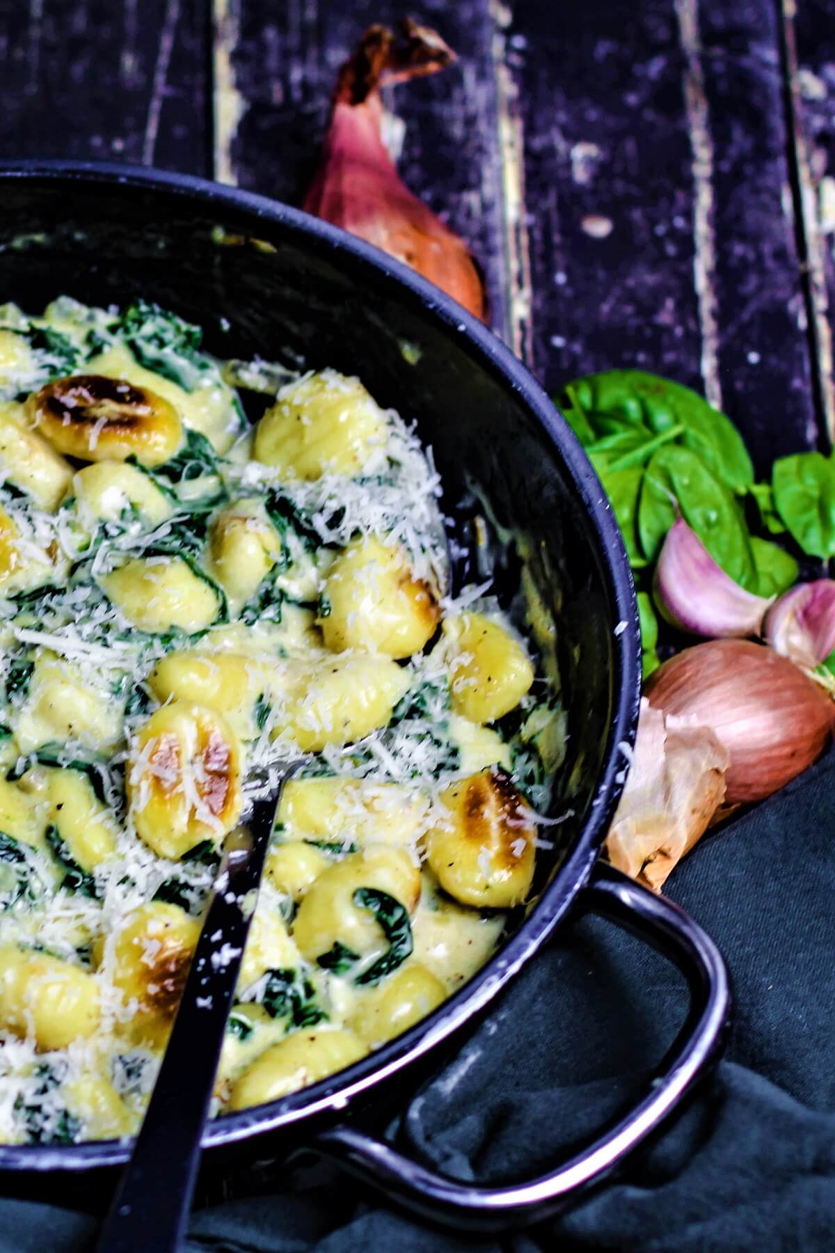 spinat gnocchi rezept
