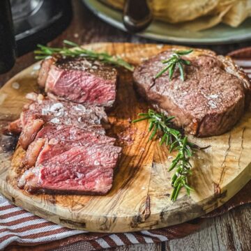 steak in der heissluftfritteuse