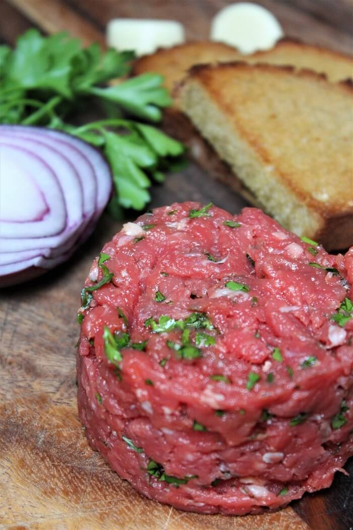 steak tatar - rezept - die frau am grill