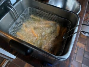 suesskartoffel pommes ein zweites mal frittieren
