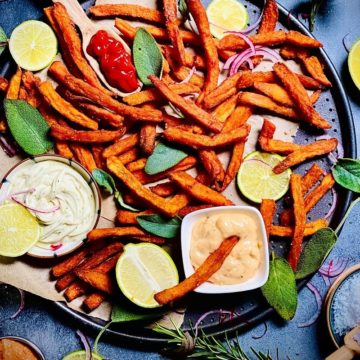 suesskartoffel pommes rezept