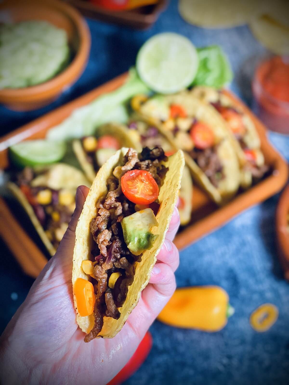 tacos mit hackfleisch