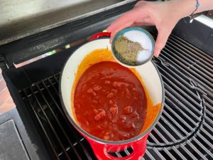 tomatensosse fuer gefuellte paprika wuerzen