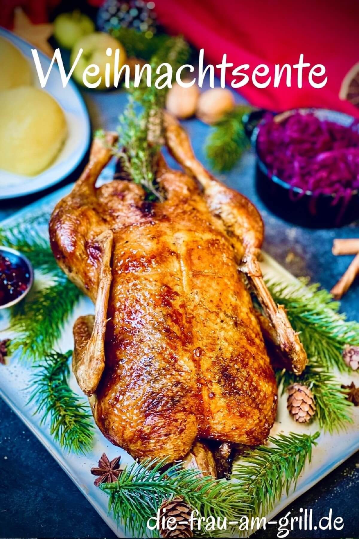 weihnachtsente pinterest