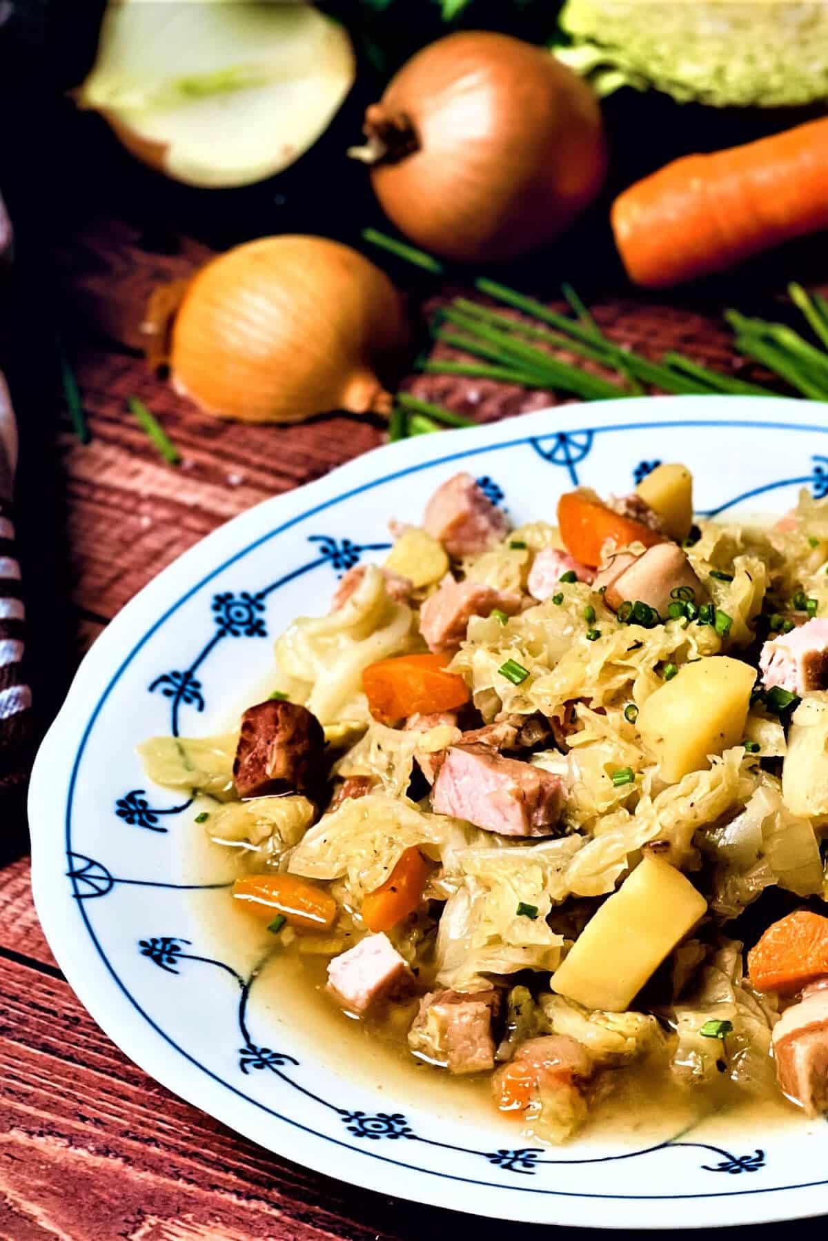 wirsingeintopf mit kartoffeln